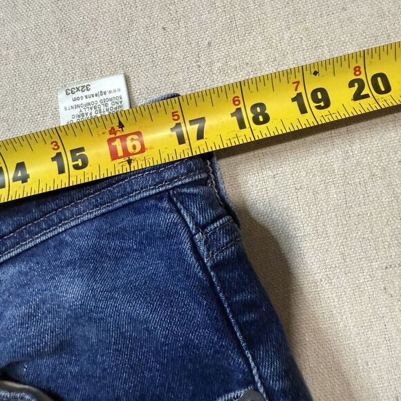 Adriano Goldschmied Jeans Mens 32 Blue AG The Everett Slim Straight Denim 32x33 - Picture 5 of 7